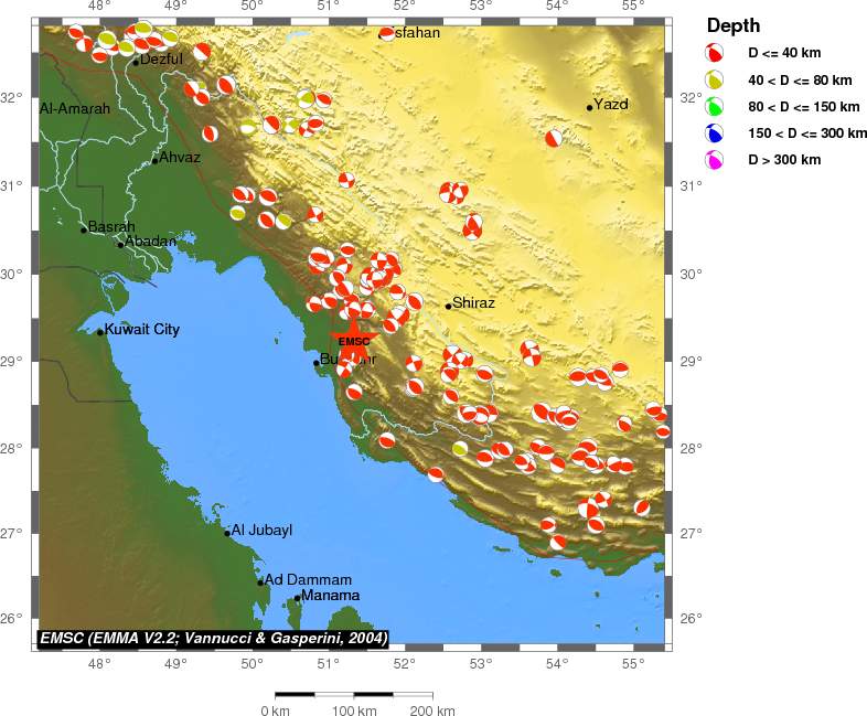 Regional moment Tensor