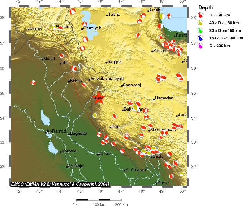 Regional moment Tensor