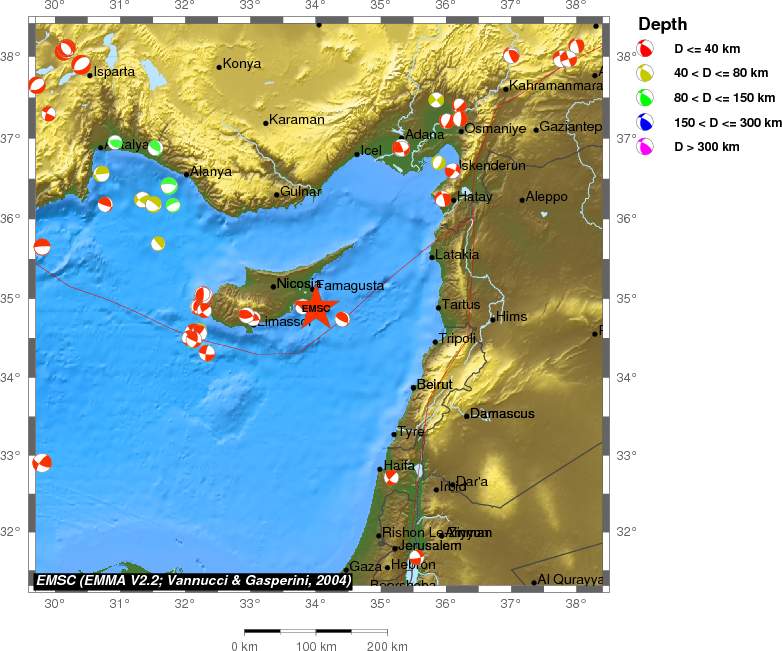 Regional moment Tensor
