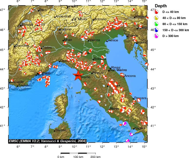 Regional moment Tensor