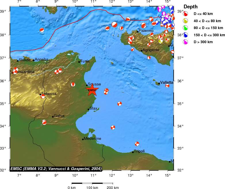 Regional moment Tensor