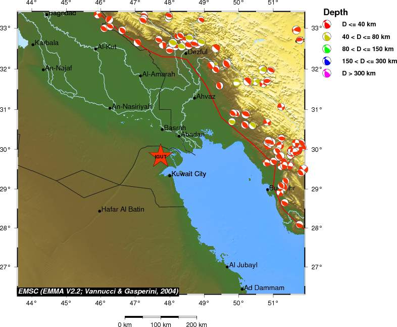 Regional moment Tensor