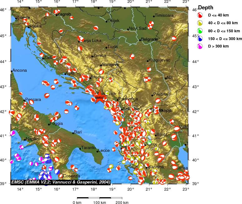 Regional moment Tensor