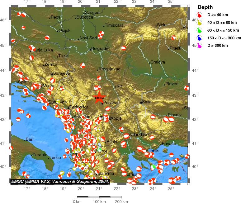 Regional moment Tensor