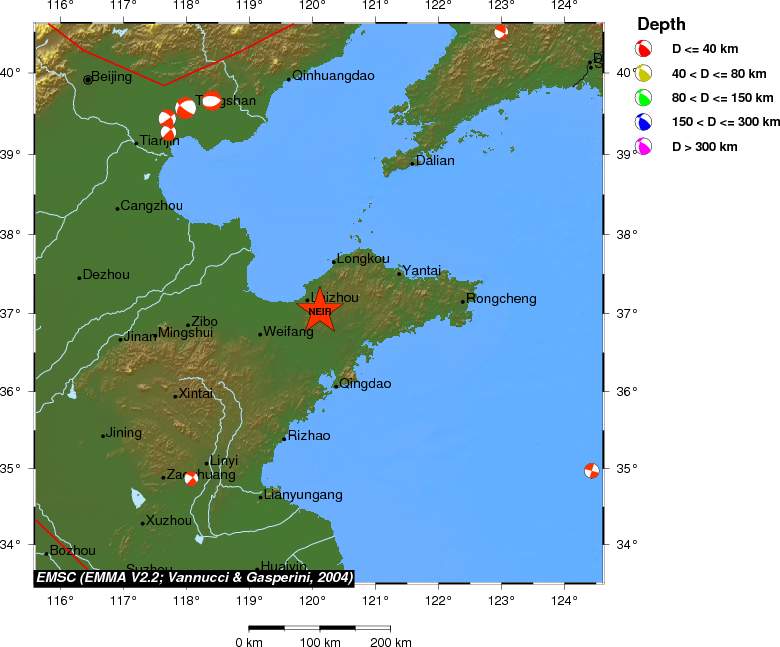 Regional moment Tensor