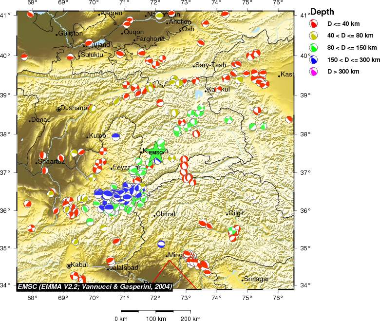 Regional moment Tensor