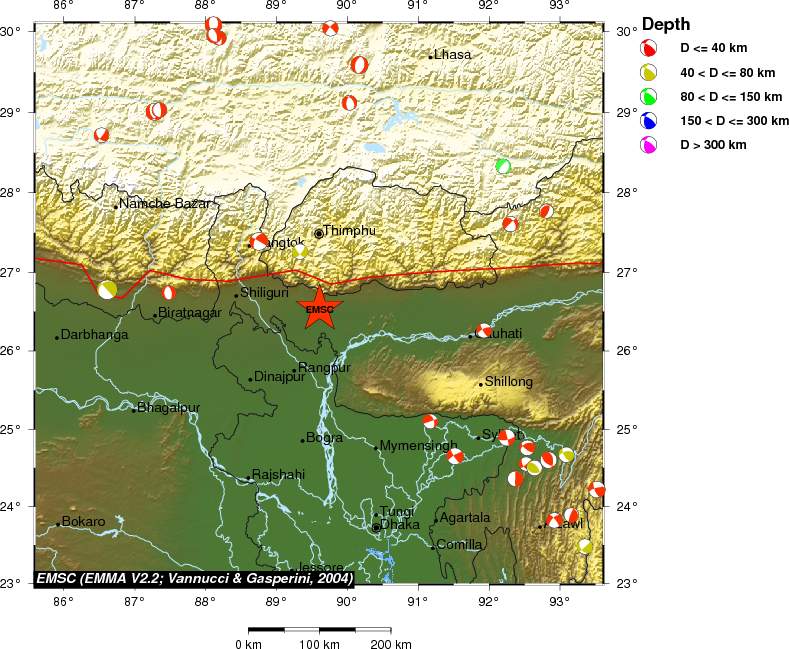 Regional moment Tensor