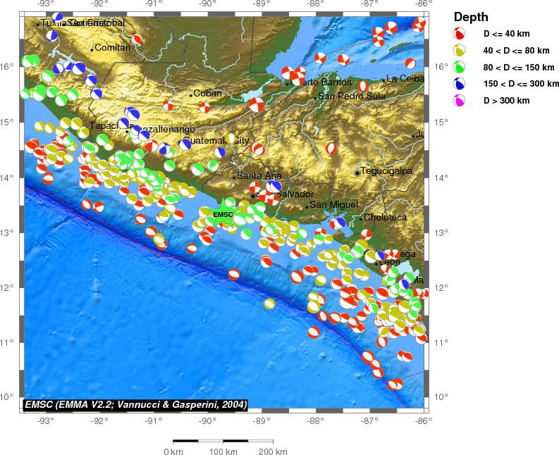 Regional moment Tensor