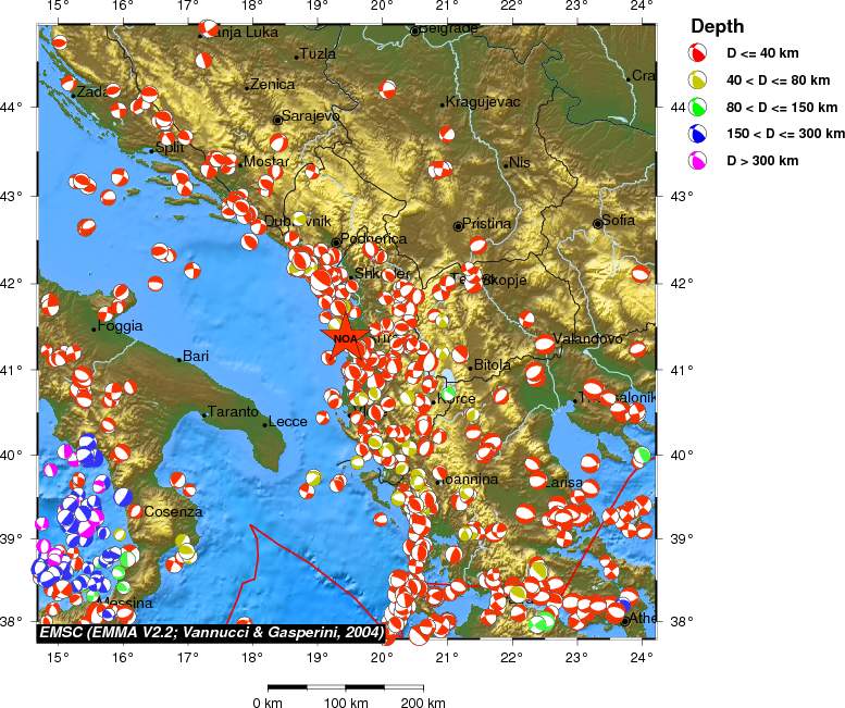Regional moment Tensor