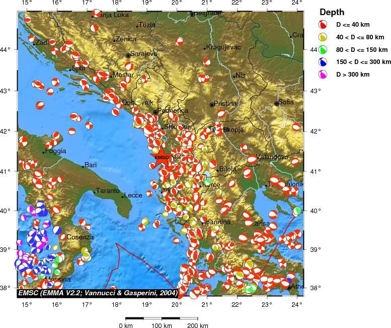 Regional moment Tensor