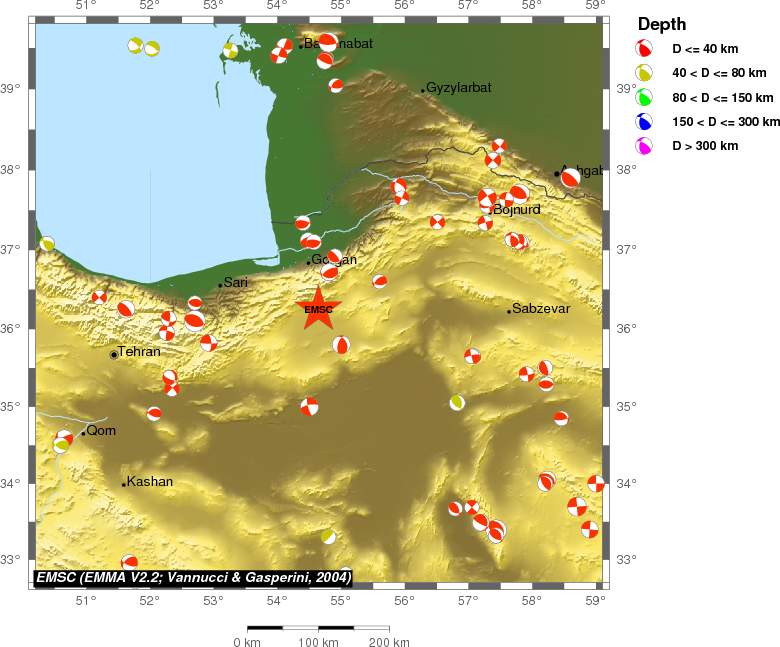 Regional moment Tensor