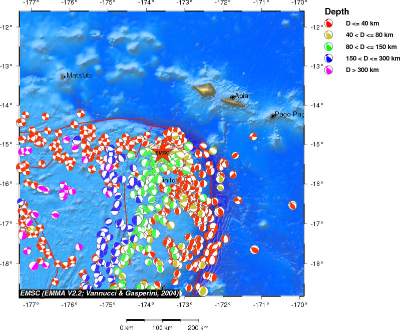 Regional moment Tensor