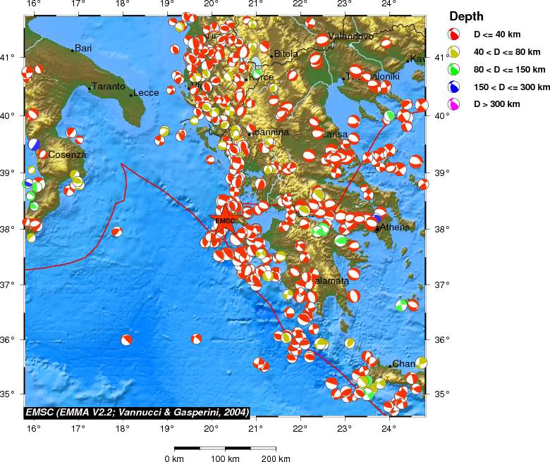 Regional moment Tensor