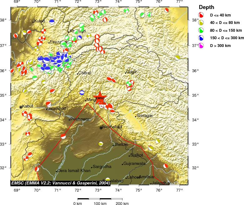 Regional moment Tensor