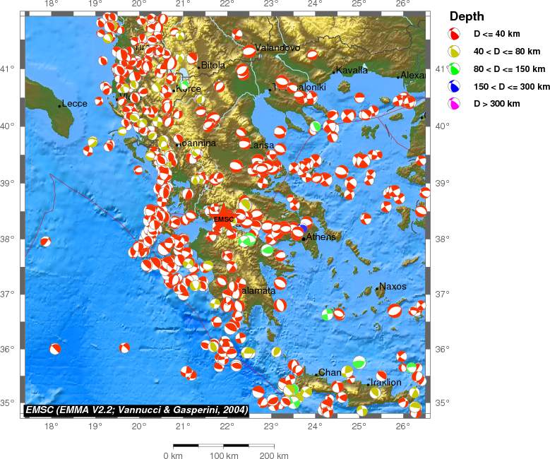 Regional moment Tensor