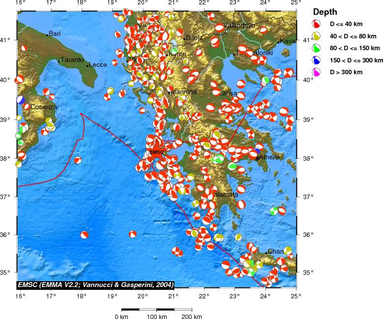 Regional moment Tensor