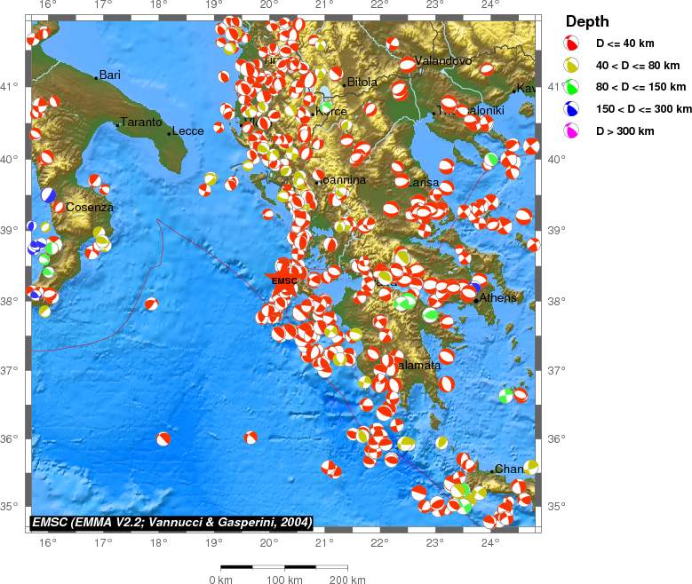 Regional moment Tensor