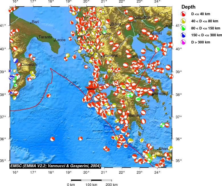 Regional moment Tensor