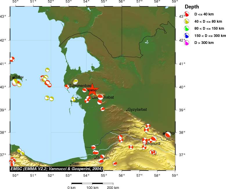 Regional moment Tensor