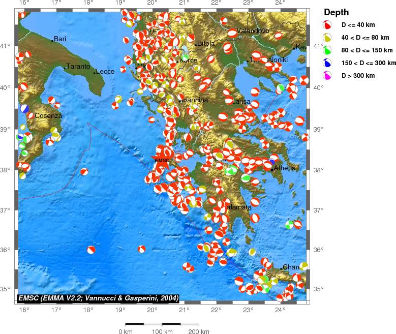 Regional moment Tensor