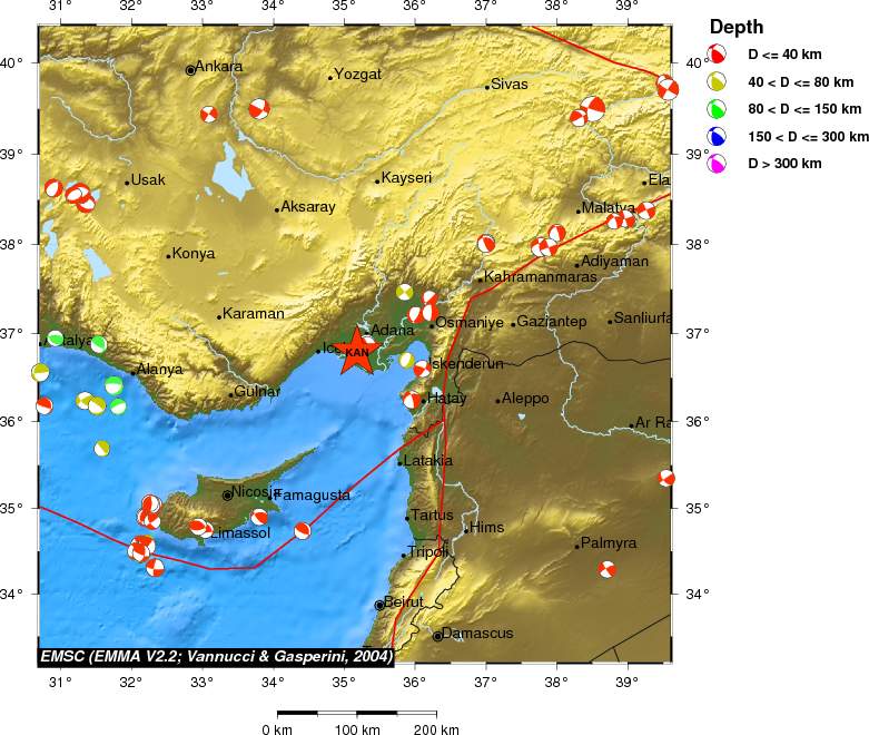 Regional moment Tensor