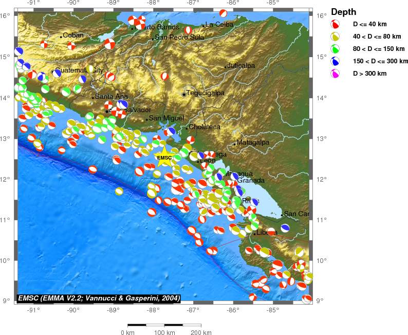 Regional moment Tensor