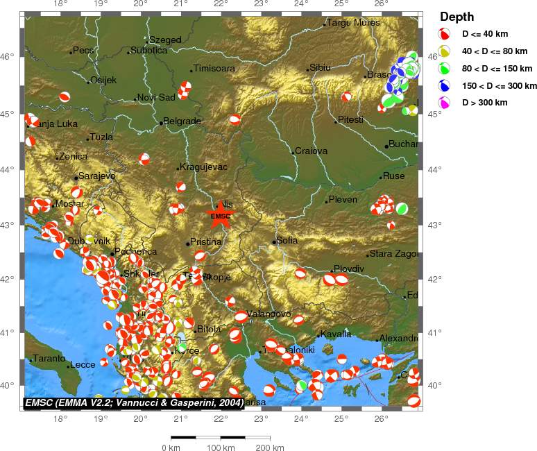 Regional moment Tensor