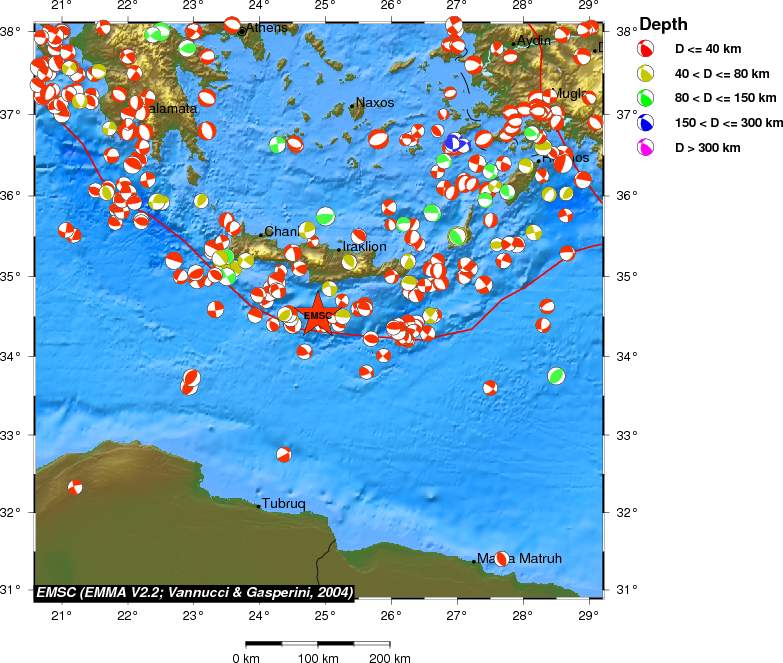 Regional moment Tensor