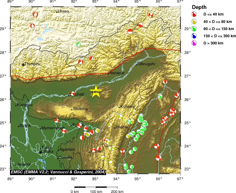 Regional moment Tensor