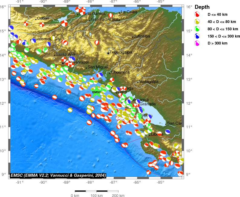 Regional moment Tensor