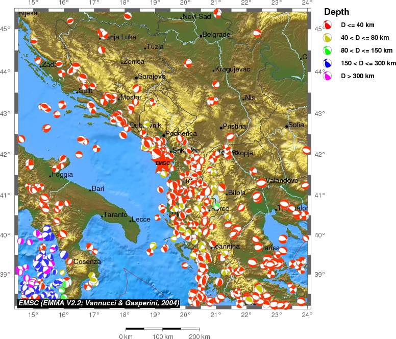 Regional moment Tensor