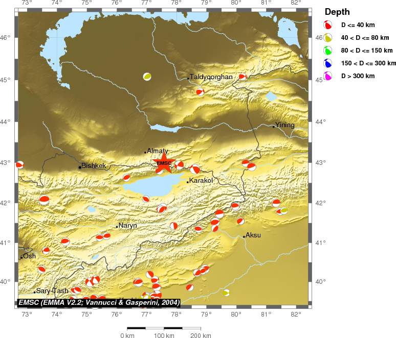 Regional moment Tensor