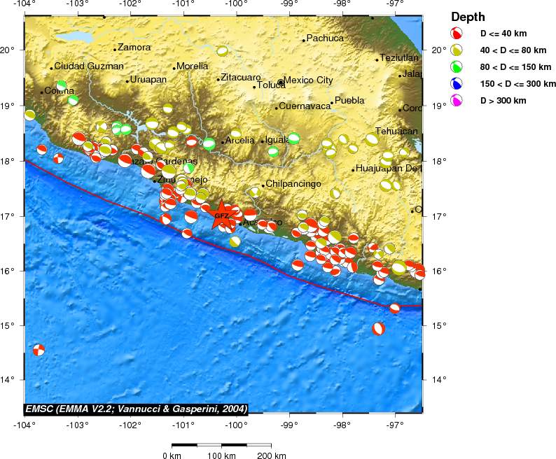 Regional moment Tensor