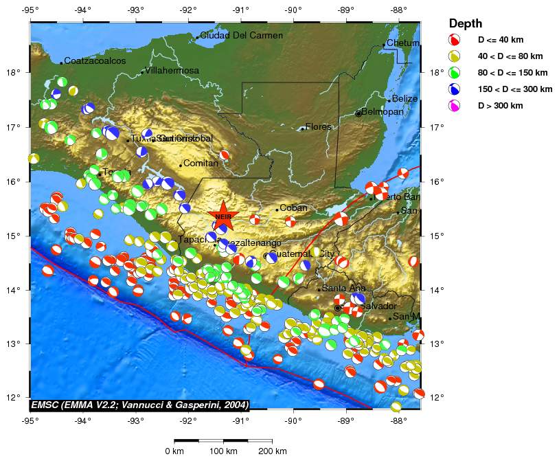 Regional moment Tensor