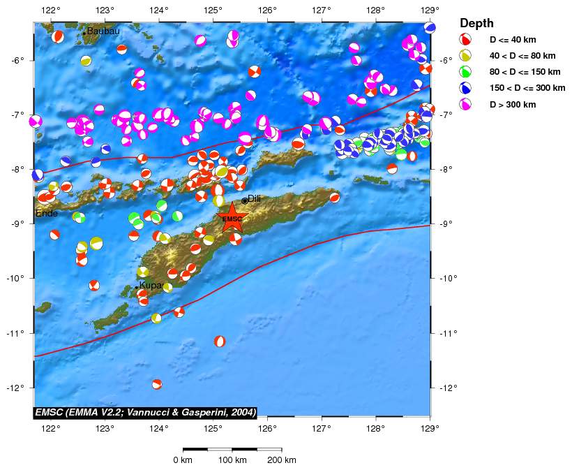 Regional moment Tensor