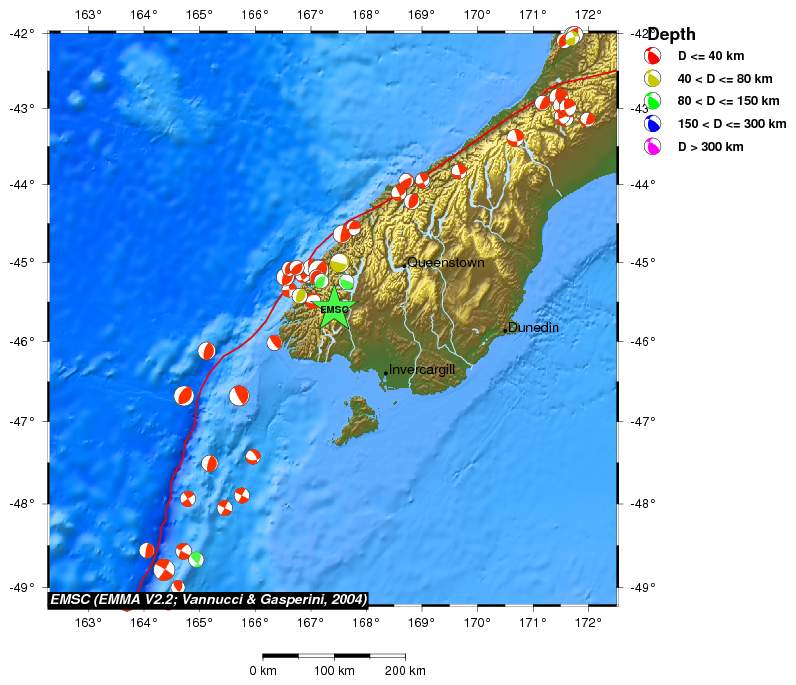 Regional moment Tensor