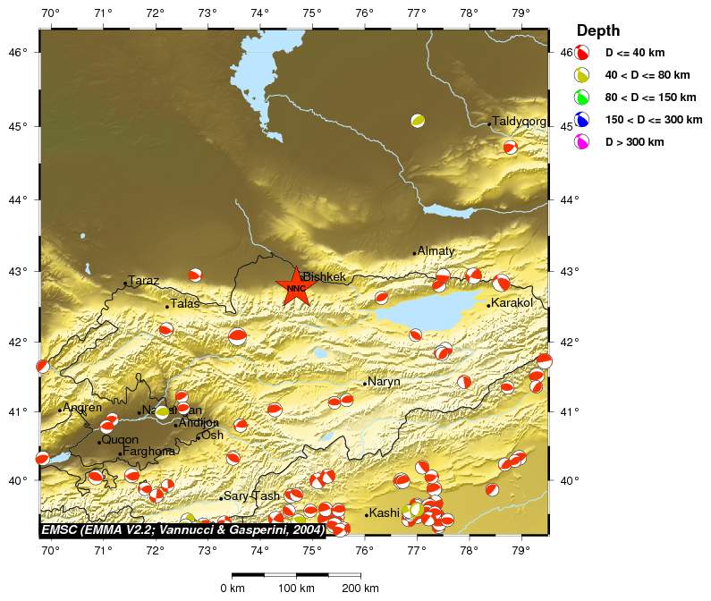 Regional moment Tensor
