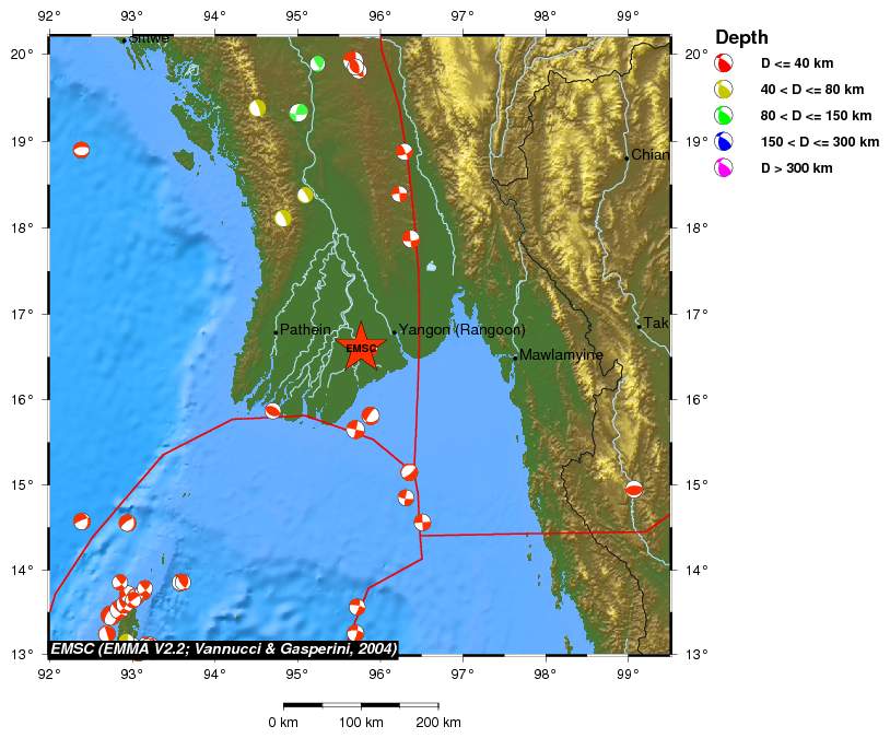 Regional moment Tensor