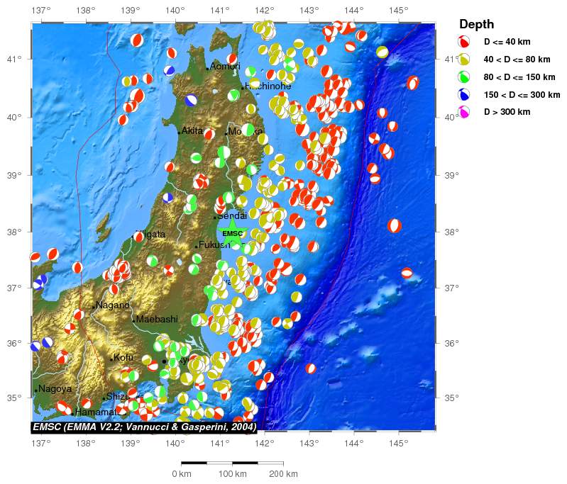Regional moment Tensor