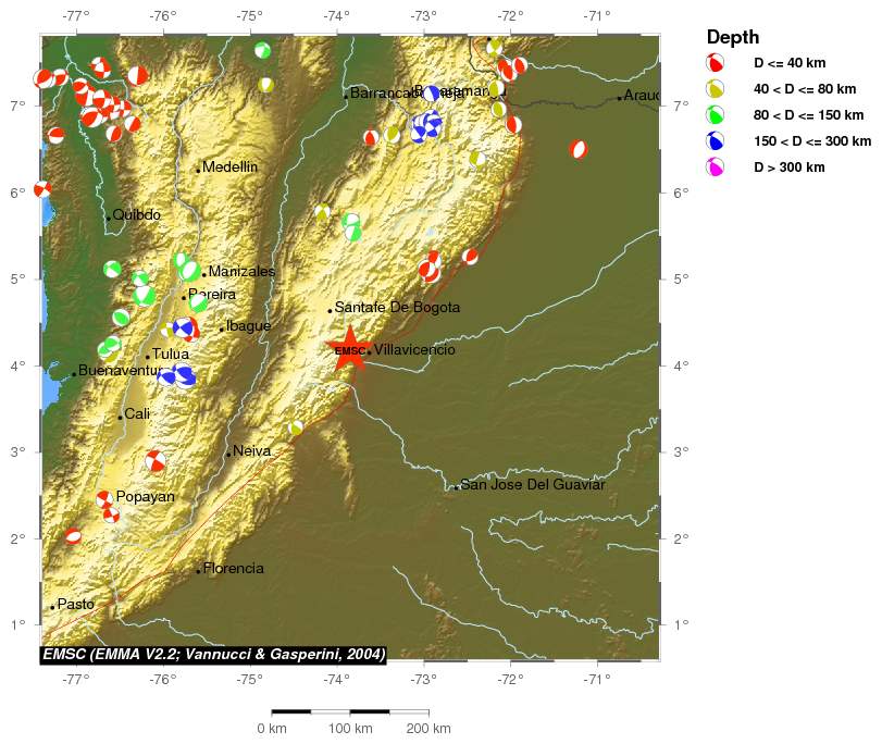 Regional moment Tensor