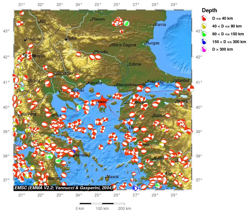 Regional moment Tensor