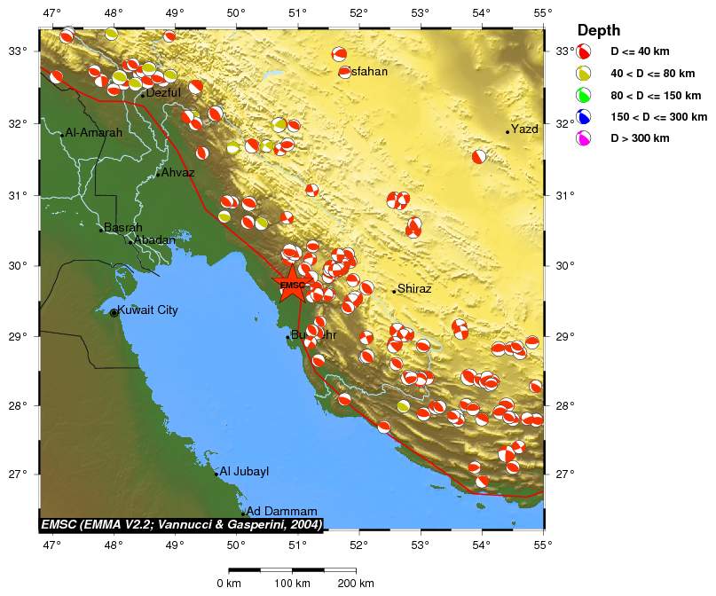 Regional moment Tensor
