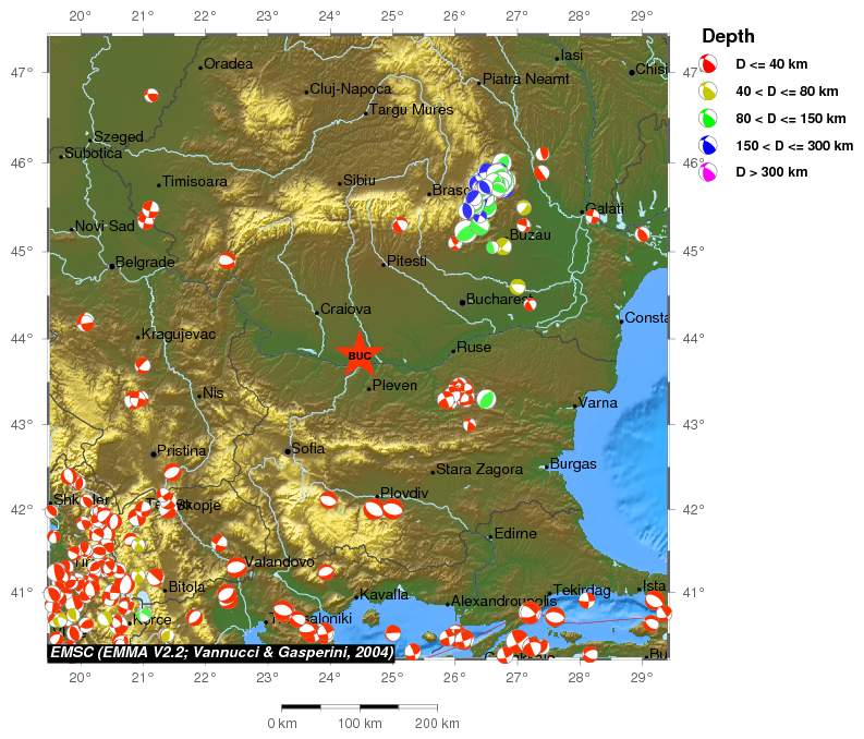 Regional moment Tensor