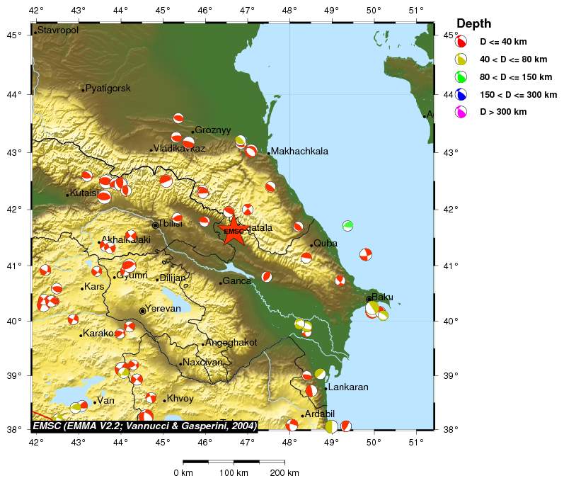 Regional moment Tensor