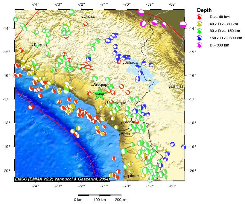 Regional moment Tensor