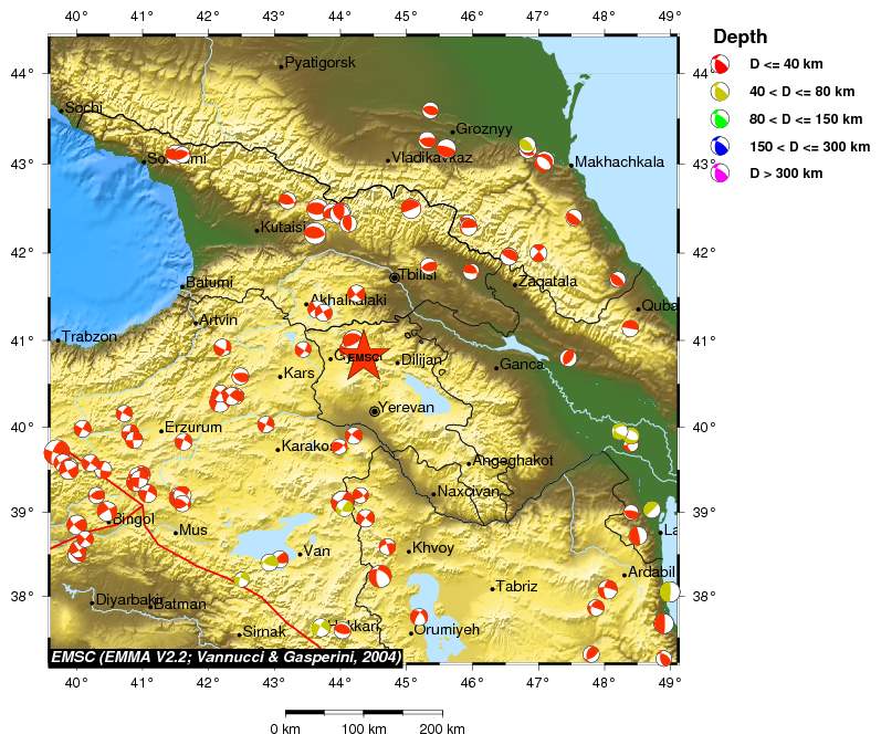 Regional moment Tensor