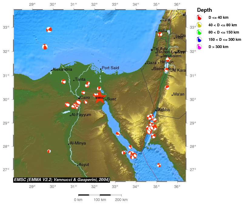 Regional moment Tensor
