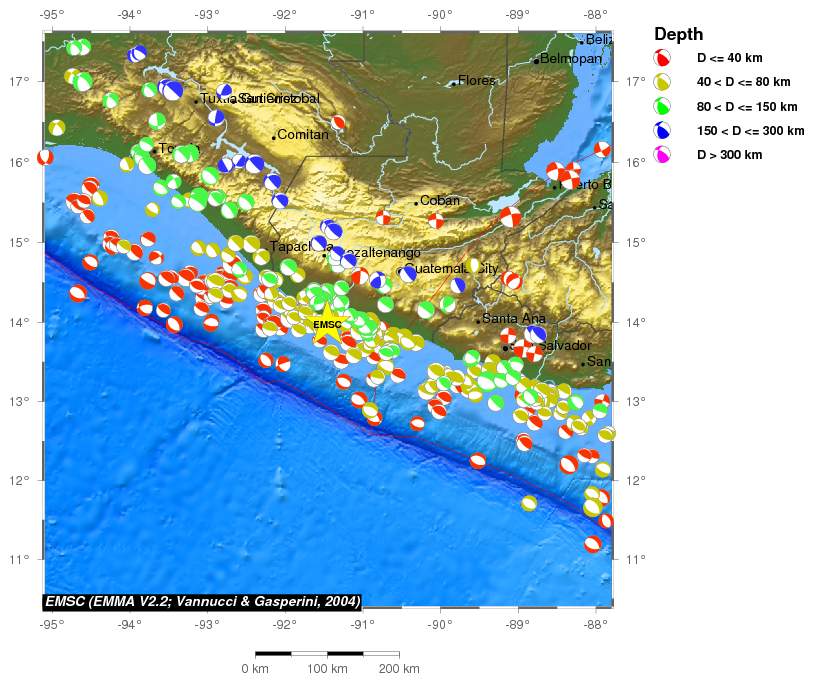 Regional moment Tensor