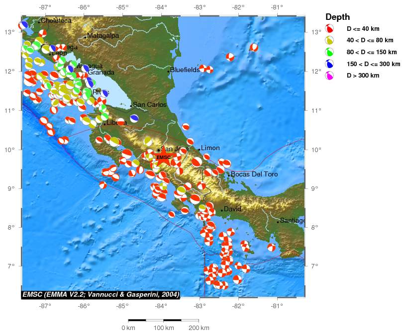 Regional moment Tensor