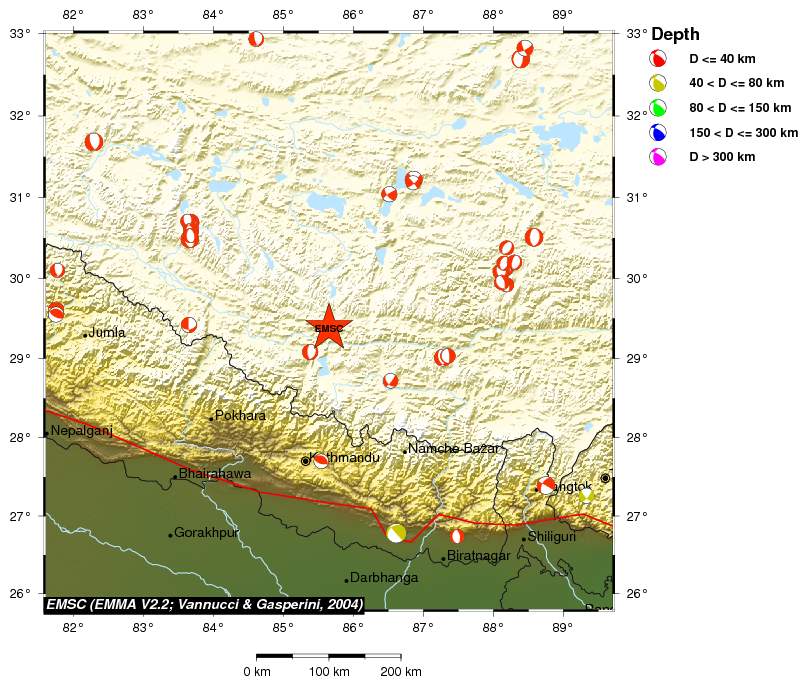 Regional moment Tensor